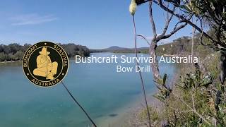 Bushcraft Survival Australia - Making fire with the Bow Drill