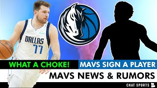 Mavericks Sign G-League STAR + Luka Doncic CHOKES vs. Cavaliers | Mavs News & Rumors