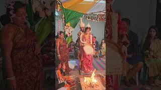 Hindu biye #biye #hindubiye #bangali #couple #lovemarriage