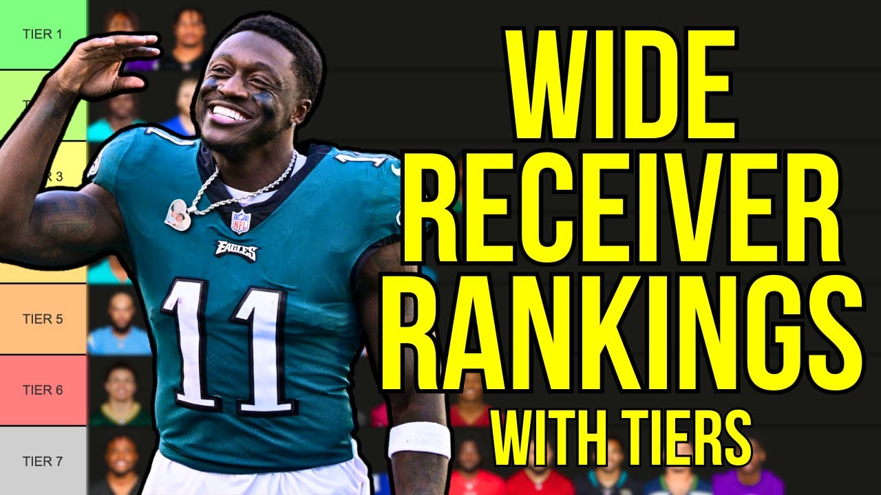 Top 40 Wide Receiver Rankings & Tiers - 2023 Fantasy Football - YouTube