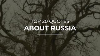 Top 20 Quotes about Russia | Daily Quotes | Good Quotes | Quotes for Facebook