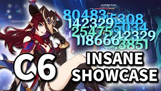 「Chasca」C6 Insane Showcase | Genshin Impact