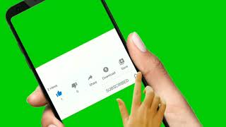 3D Mobile Version Green Screen Animated Subscribe Button Intro | No Copyright | Bj Tech Info |