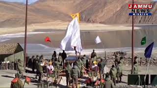 Majestic statue of Chhatrapati Shivaji Maharaj was inaugurated on banks of Pangong Tso in Ladakh