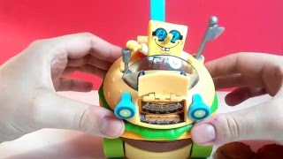 SpongeBob SquarePants Krabby Patty Wagon Imaginext Nickelodeon! : Unboxing and First Impressi