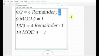 Flowchart Tutorials 3 : Modulus and more
