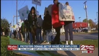 10pm Walmart Protestors