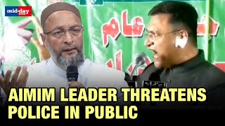 Akbaruddin Owaisi’s Speech: Asaddudin Owaisi’s brother threatens police in public, former backs him