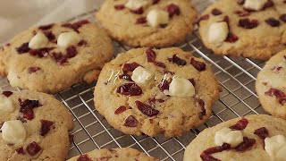 ENG) 세상 촉촉하고 부드러운 크림치즈 크렌베리 쿠키ㅣSuper Moist and Soft Cream Cheese and Cranberry Cookies