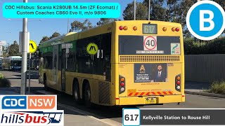 CDC Hillsbus: Scania K280UB 14.5m (ZF Ecomat) / Custom Coaches CB60 Evo II, m/o 9806 [Part 2]