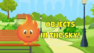 ☀️ Discover Objects in the Sky with Blaze | Fun Science for Kids 🌙✨