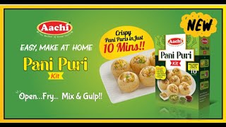 Pani Puri | Pani Puri at Home | Aachi Pani Puri | Trying out Aachi's Pani Puri Kit | Gol Gappe