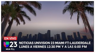 🔴  Univision 23 Miami, 1 de octubre 6 pm: Arrestan a presidente de junta de condominio en Aventura.