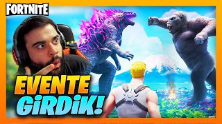 GODZİLLA HARİTAYI BASTI ! 3D EVENTE GİRDİK (Fortnite Battle Royale)