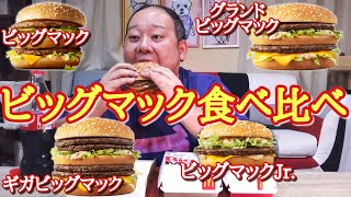 【期間限定】4種のビッグマックを全部食べたら満足感ハンパない！