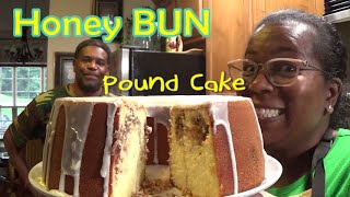 Honey Bun Pound Cake | Cinnamon, Brown Sugar, \u0026 Graham Cracker Filling | #PoundCakeQueen👑