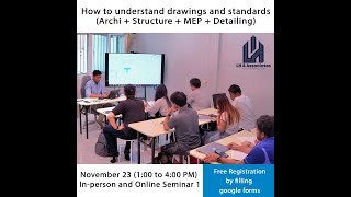 How to Understand Standards and Drawings (Archi+Structure+MEP+BIM)