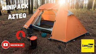 Barraca de camping Minipack Azteq para 1/2 pessoas com 6000mm de coluna d’água