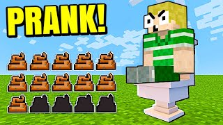 Sjoveste Toilet Prank På MIKKEL!! - Dansk Minecraft