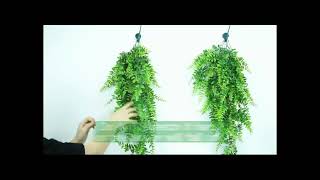 Artificial Hanging Plant Fake Ivy Leaves Decoration for Indoors \u0026 Outdoors