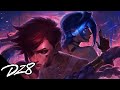 Youngshinobisuper reaction to vi and jinx inspired song riot @DizzyEight (arcane legend of legend)