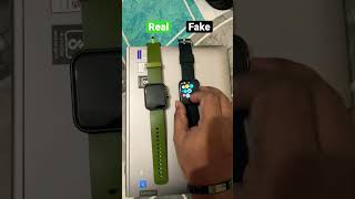 Fake smartwatch vs real Smartwatch.original and fake. #shorts #fake #real #realvsfake #smartwatch