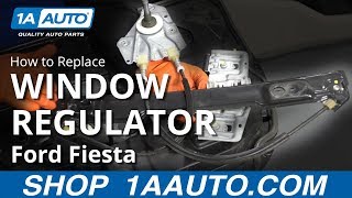 How to Replace Front Window Regulator 09-19 Ford Fiesta