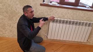 Radiatorun düzgün qoşulmasi. Mehman Usta (070)(050)(055)-614-44-64