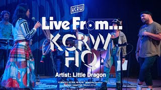 Novena Carmel and Anthony Valadez bring Little Dragon to the KCRW gratitude circle