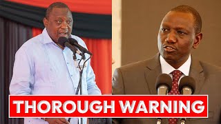 Statehouse Shakes In Fear As Uhuru Kenyatta Sends Ruto Bad Message With Urgent Warning