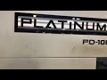 new sbl platinum pd 106 die cutter video