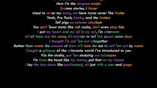 Rhyme-scheme Analysis - Saba's verse on Dreamville's Sacrifices