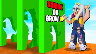 Roblox | Shrink Or Grow Obby With My Daughter!