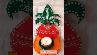 cardboard kalash diya stand #fastival #diy #kalash