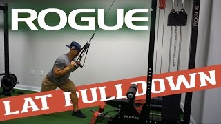 Rogue Lat Pulldown @ The Weight House