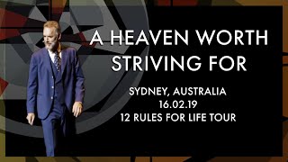 Lecture: 12 Rules for Life Tour - Sydney, Australia.