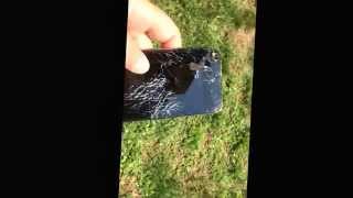 IPod touch 4g THROWN OFF PORCH (sorry it is the wrong way)