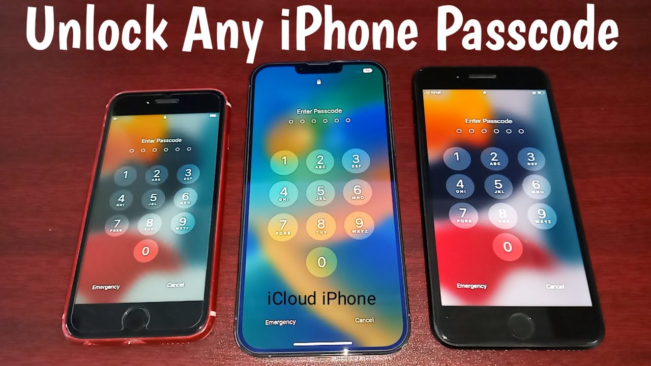 Forgot Passcode Unlock IPhone 14/13/12/11/X | Unlock IPhone Password ...