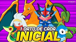 1 DATO sobre cada POKÉMON INICIAL ⚡ (COMPLETO)