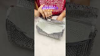 new designer silver purse 👜, with 67% discount, visit our websitefor more jewelry #ytshorts #purse