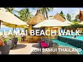 LAMAI BEACH WALK AUGUST 5, 2024 WAS BUSY, Koh Samui, Thailand