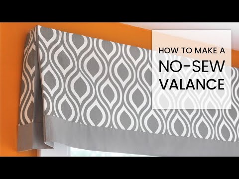 DIY No Sew Valance Tutorial DIY No Sew Valance Tutorial