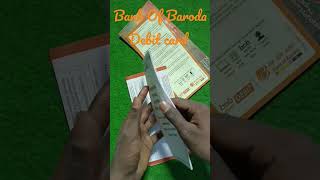 Bank of Baroda Debit Card Unboxing #BobAtm #atmcard #BarodaAtm #RupeyDebitcard #TechnicalDmedia #atm