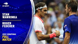 Stan Wawrinka vs. Roger Federer Full Match | 2015 US Open Semifinal