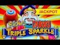 JACKPOT HANDPAY! Riches With Daikoku Triple Sparkle Slot!