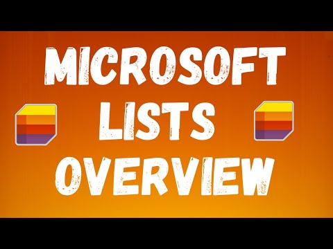 Microsoft Lists Overview