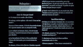 Malaquías 1 - Biblia Dramatizada NTV