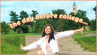a day in my life at Cornell University // first week of school vlog 2019