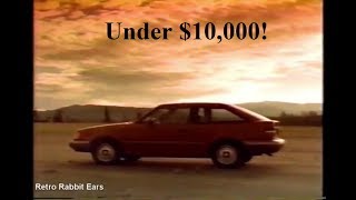 1988 Ford Escort LX Television Commercial Under $10,000!