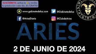 Horóscopo Diario - Aries - 2 de Junio de 2024.